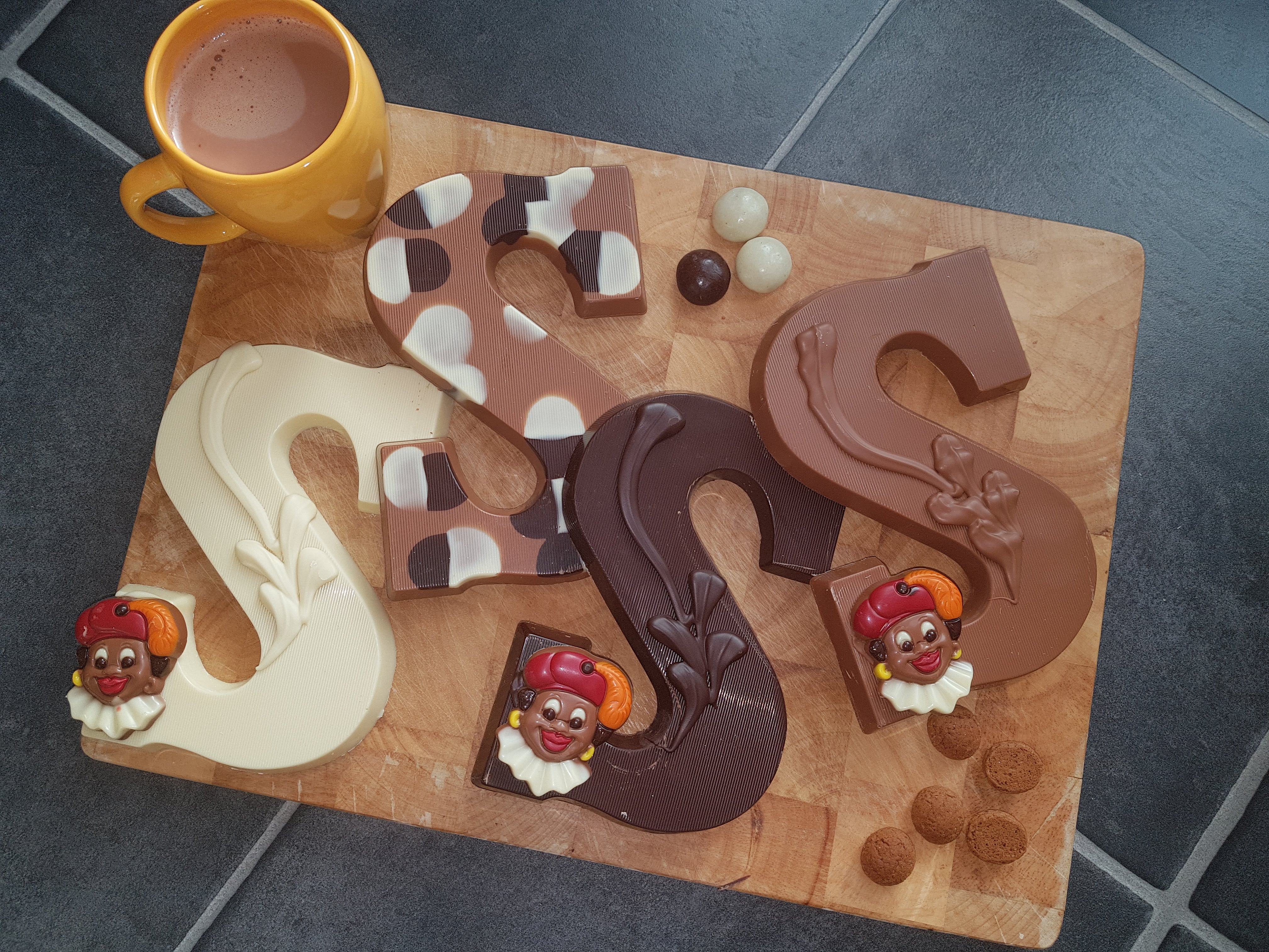 Chocoladeletters van Martinez