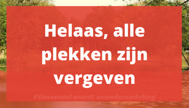 avondwandeling vol